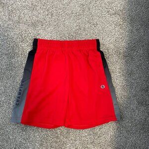 2/$15 Champion Red‎ Basketball Kids Youth Boy's Large 10-12 Shorts